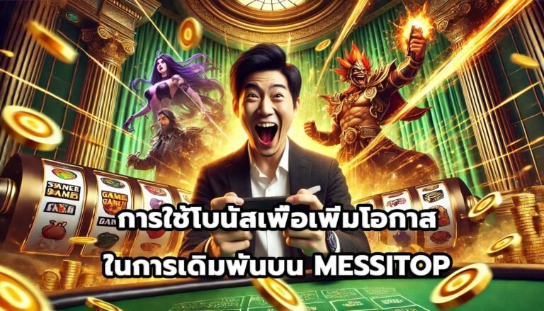 การใช้โบนัสเพื่อเพิ่มโอกาสในการเดิมพันบน MESSITOP-10